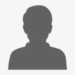 Vector flat illustration in gray color. Avatar, user profile, person icon, profile picture. Suitable for social media profiles, icons, screensavers and as a template.